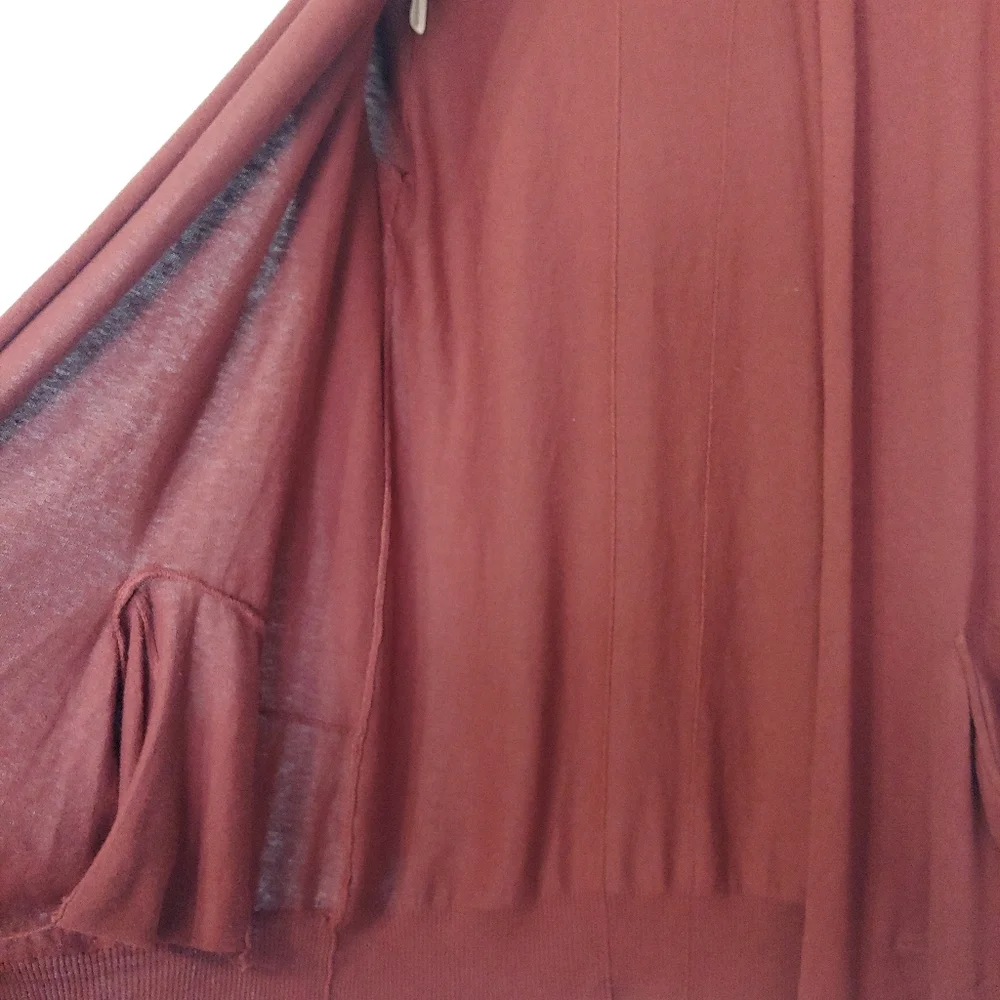 Wilfred with Silk and Cashmere Long Line Open Front Cardigan - Picture 6 of 14